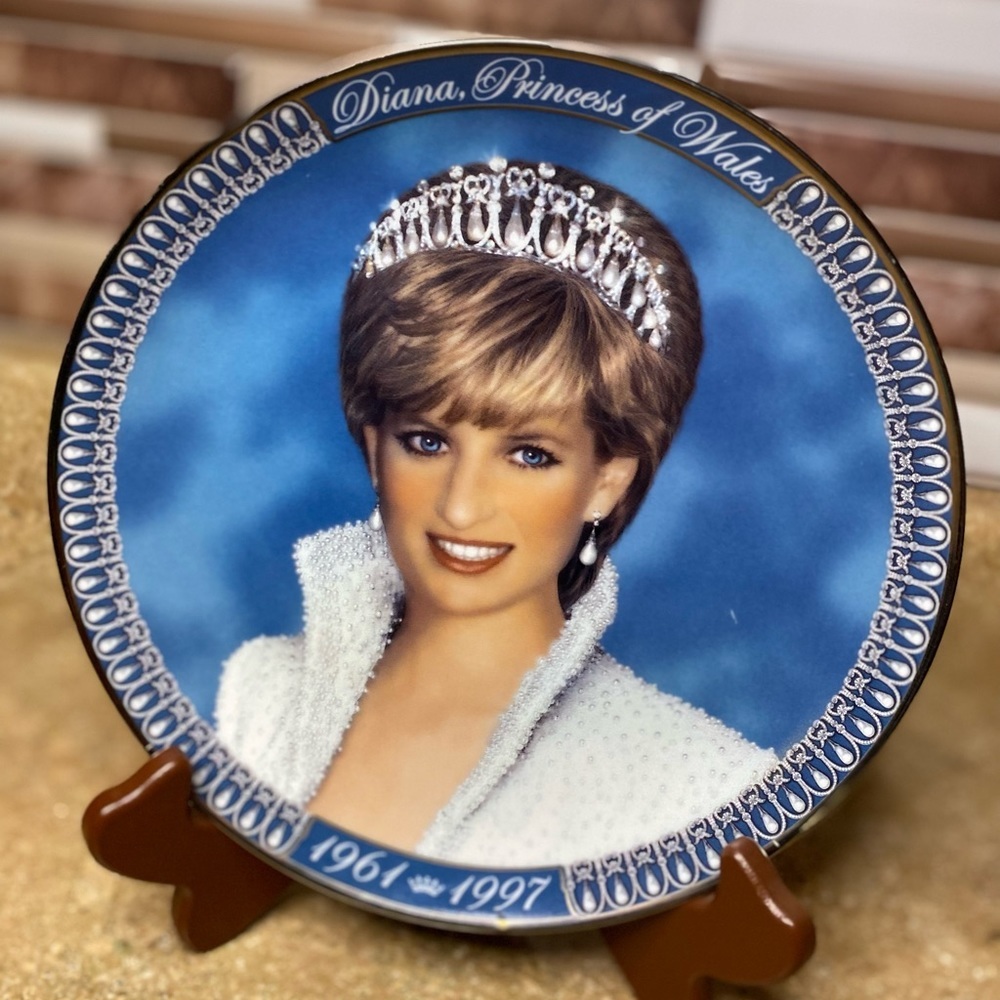 Vintage Commemorative Diana Princess‎ of Wales Limited Edition Plate